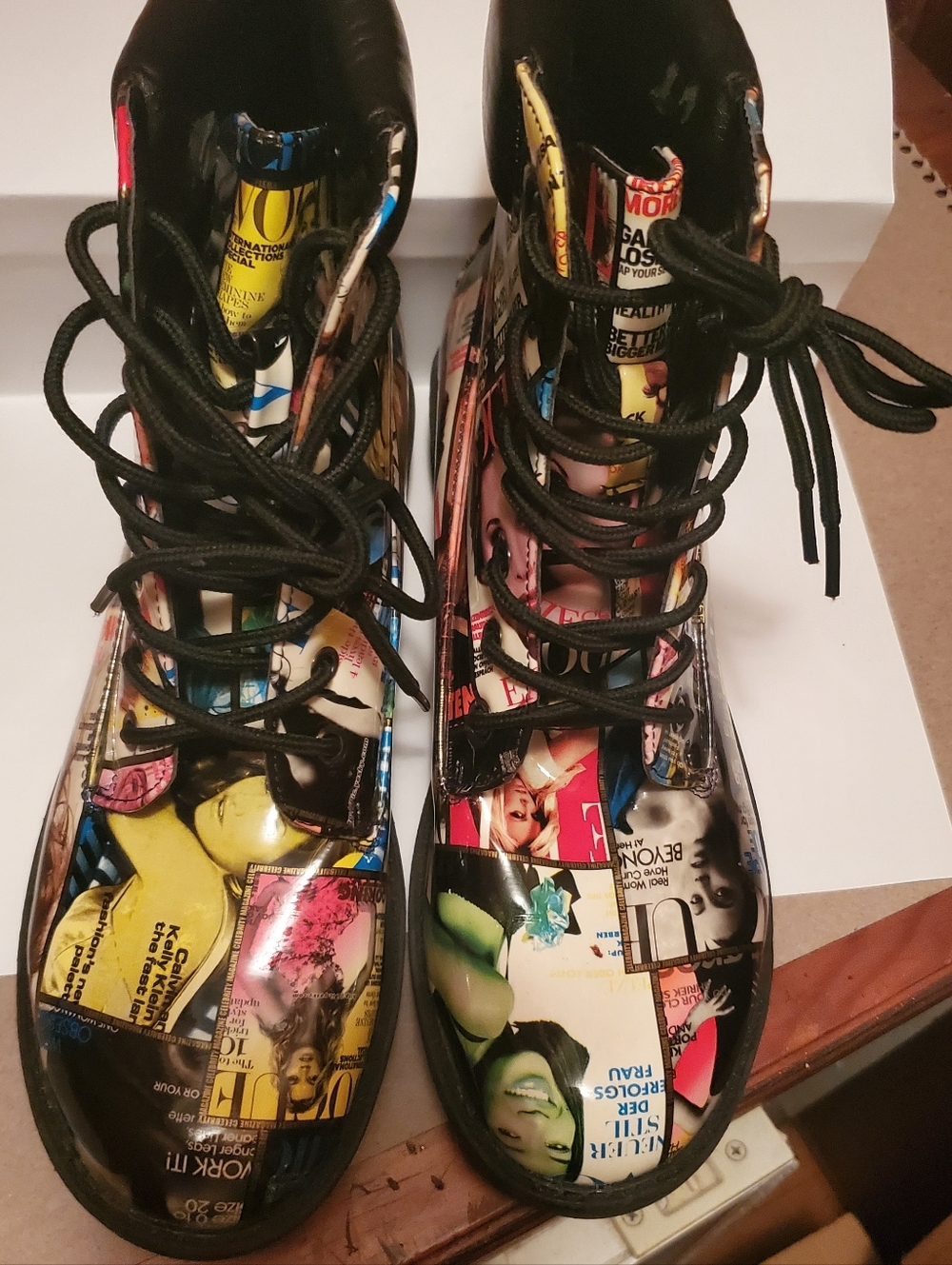 Vintage Y2K Fashion Magazine Booties 8.5 - Picture 2 of 16